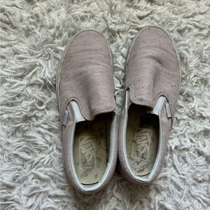 Pink Vans Slipons